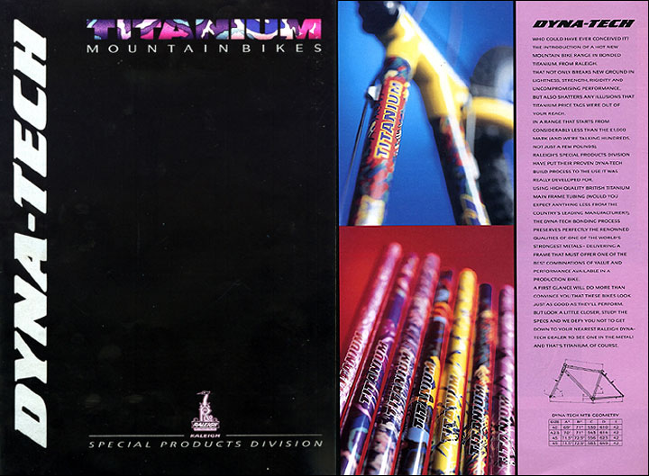 Raleigh Dyna Tech appreciation and information thread Retrobike